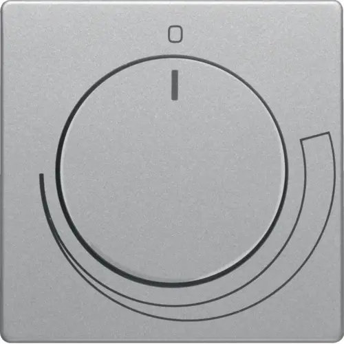 Berker 11376074 draaiknop toerentalregelaar Q1/Q3/Q7 aluminium