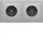 Berker 47206084 wandcontactdoos randaarde set 2-voudig compleet voorbedraad Q1 aluminium