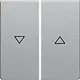 Berker 16256084 wip jaloezieschakelaar 2-voudig Q1/Q3/Q7 aluminium