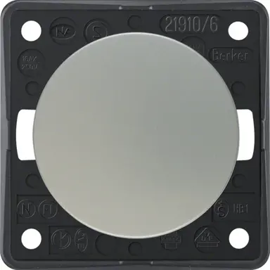 Berker 936562568 Integro Flow wisselschakelaar 10 AX mat chroom