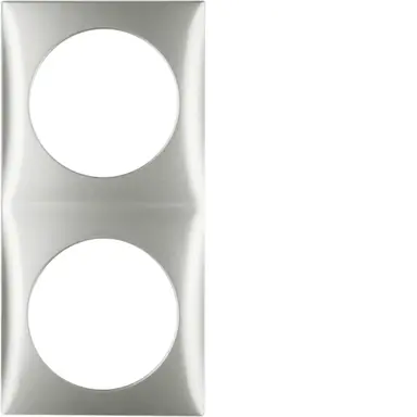 Berker 918262558 Integro Flow afdekraam 2-voudig mat chroom gelakt