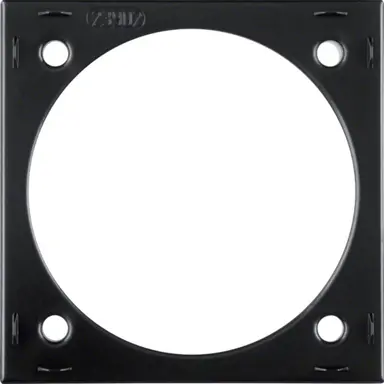 Berker 918252510 Integro Flow opbouw afstandsring zwart glans