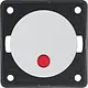 Berker 937722509 Integro Flow pulsdrukker maakcontact verlicht wit glans