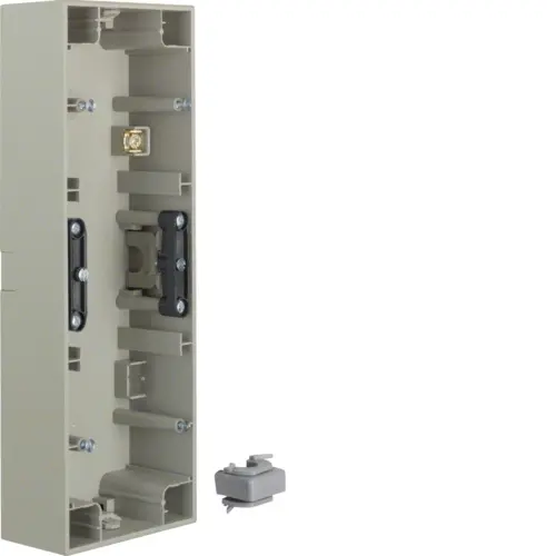Berker 10537004 opbouwbak 3-voudig horizontaal K5 edelstaal