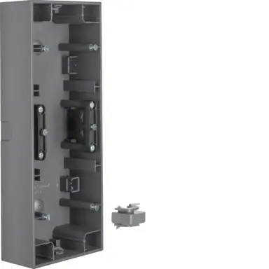 Berker 10437006 opbouwbak 3-voudig verticaal K1 antraciet