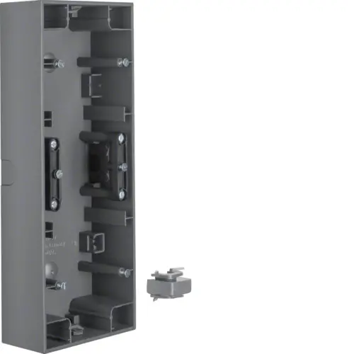 Berker 10437006 opbouwbak 3-voudig verticaal K1 antraciet