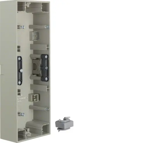 Berker 10437004 opbouwbak 3-voudig K5 edelstaal verticaal
