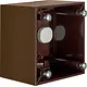 Berker 911512501 Integro Flow opbouwbehuizing hoog zonder trekontlasting bruin