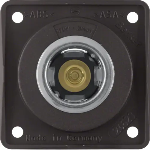 Berker 845712501 Integro Flow wandcontactdoos 12V/20A bruin mat
