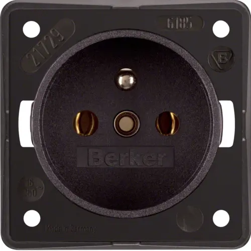 Berker 961852501 Integro Flow wandcontactdoos penaarde bruin mat