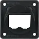 Berker 845582510 Integro Flow draagplaat 2-voudig voor BTR/E-dat modules zwart glans