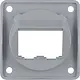Berker 845582507 Integro Flow draagplaat 2-voudig voor BTR/E-dat modules grijs glans