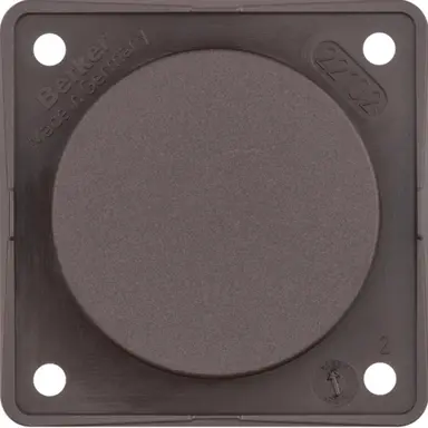 Berker 945162501 Integro Flow blinddeksel bruin mat