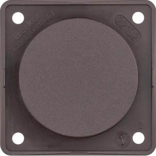Berker 945162501 Integro Flow blinddeksel bruin mat