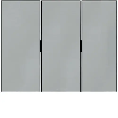 Berker 14657004 schakelwip 3-voudig K5 edelstaal