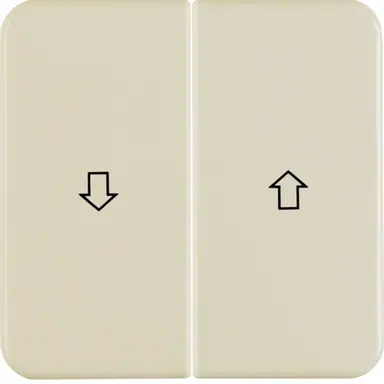 Berker 155222 wip jaloezieschakelaar 2-voudig WG-UP IP44 creme glans