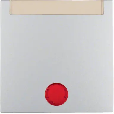 Berker 16281404 schakelwip tekstkader controlevenster S1/B3/B7 aluminium mat