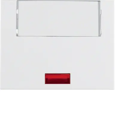 Berker 14967009 schakelwip groot tekstkader controlevenster K1 wit