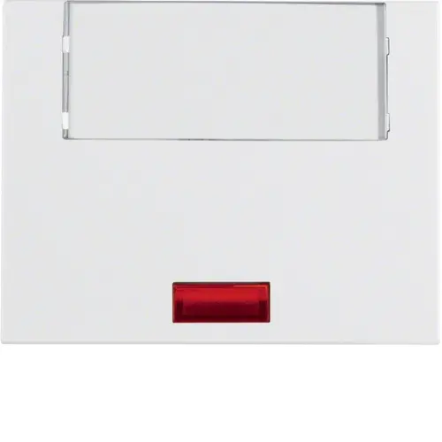 Berker 14967009 schakelwip groot tekstkader controlevenster K1 wit