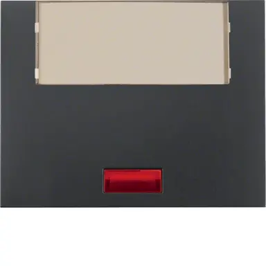 Berker 14967006 schakelwip groot tekstkader controlevenster K1 antraciet