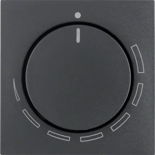 Berker 11371626 draaiknop toerentalregelaar S1/B3/B7 antraciet mat