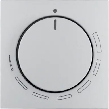 Berker 11371424 draaiknop toerentalregelaar S1/B3/B7 aluminium mat