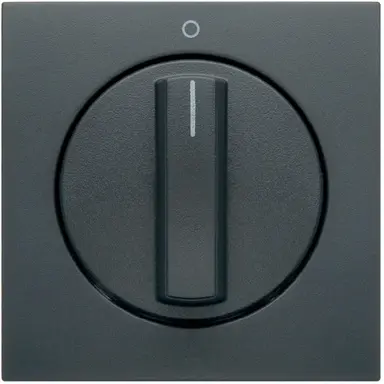 Berker 11501606 draaiknop voor draaischakelaar aan/uit met opdruk 0-1 S1/B3/B7 antraciet mat