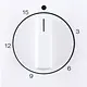 Berker 16321909 draaiknop tijdschakelaar 15 minuten S1/B3/B7 wit mat