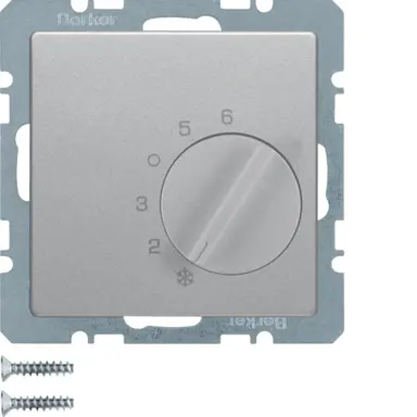 Berker 20266084 ther wiscont/centstuk alu