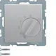Berker 20266084 ther wiscont/centstuk alu