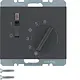 Berker 20317106 kamerthermostaat 24V verbreekcontact K1 antraciet