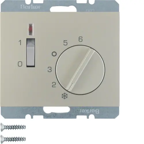 Berker 20317104 kamerthermostaat 24V verbreekcontact K5 edelstaal