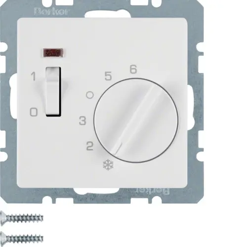 Berker 20306089 kmrtherm aan-/uit wit
