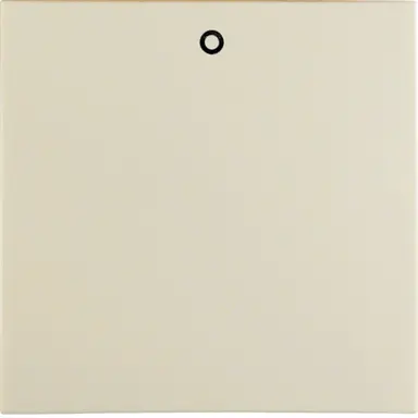 Berker 16298972 schakelwip met opdruk 0 S1 IP44 creme glans