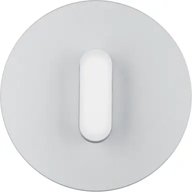 Berker 1001207400 draaigreep aan-/uit-schakelaar R.Classic aluminium wit