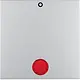 Berker 16291434 schakelwip controlevenster met opdruk 0 S1 IP44 aluminium mat