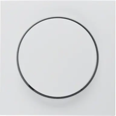 Berker 13671909 centraaldeel met knop voor draaidimmer en potentiometer S1 IP44 wit mat