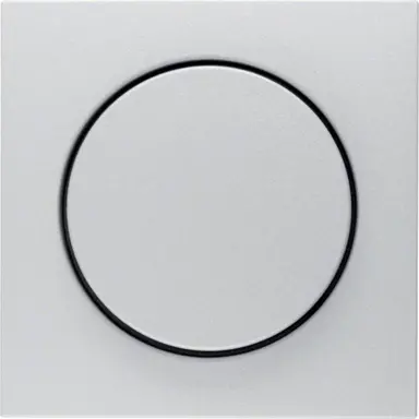 Berker 13671404 centraaldeel met knop voor draaidimmer en potentiometer S1 IP44 aluminium