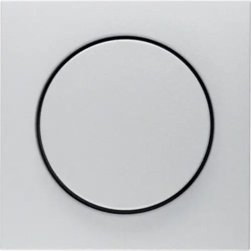 Berker 13671404 centraaldeel met knop voor draaidimmer en potentiometer S1 IP44 aluminium
