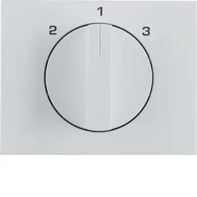Berker 1088710900 draaiknop driestandenschakelaar 2-1-3 K1 wit