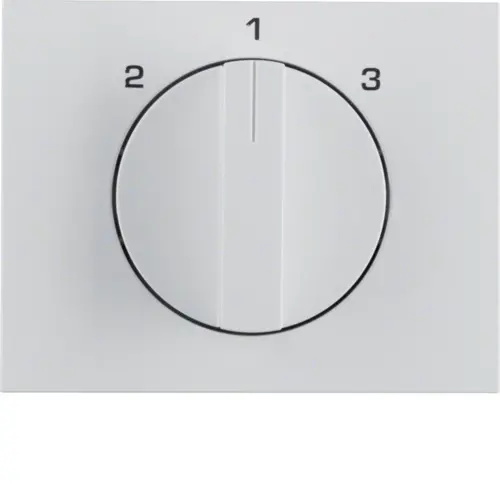 Berker 1088710900 draaiknop driestandenschakelaar 2-1-3 K1 wit