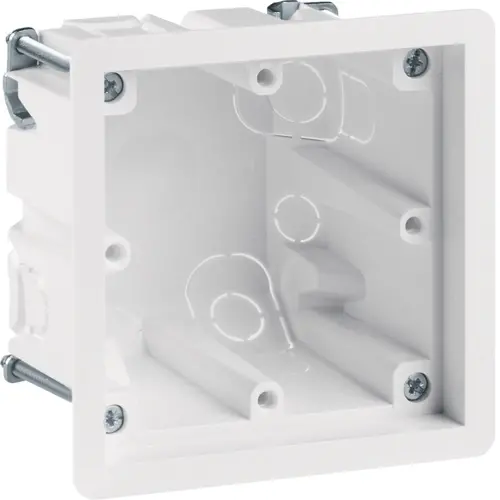 Berker 18721010 inbouwdoos hollewand 1-voudig vlak wit