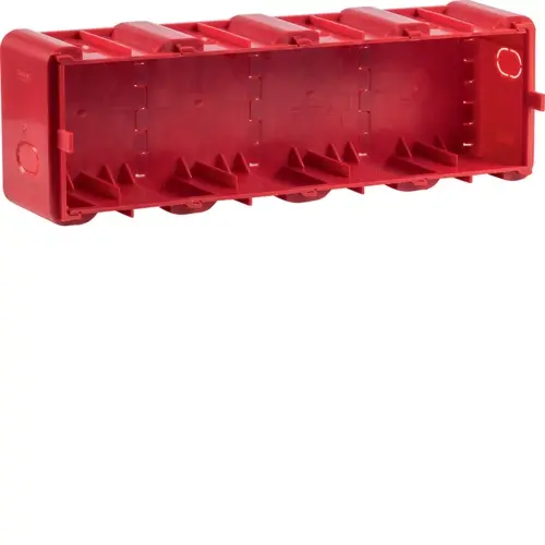Berker 18720040 inbouwdoos metselwerk 4-voudig vlak rood