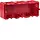 Berker 18720030 inbouwdoos metselwerk 3-voudig vlak rood