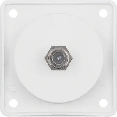 Berker 945192502 Integro Flow SAT-antennewandcontactdoos wit mat