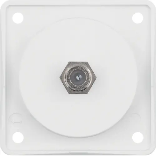 Berker 945192502 Integro Flow SAT-antennewandcontactdoos wit mat