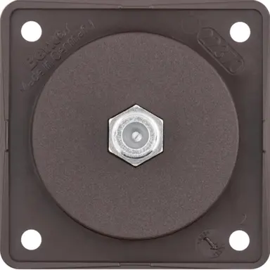 Berker 945192501 Integro Flow SAT-antennewandcontactdoos bruin mat