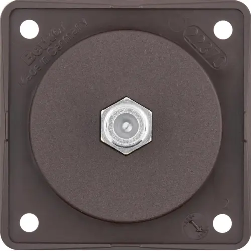Berker 945192501 Integro Flow SAT-antennewandcontactdoos bruin mat