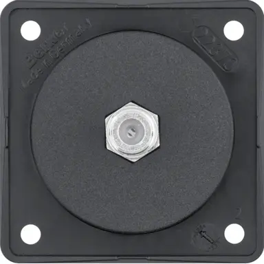 Berker 9451905 Integro Flow SAT-antennewandcontactdoos zwart mat