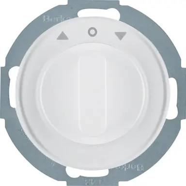 Berker 38122189 jaloezieschakelaar met afdekking 2-polig R.Classic wit